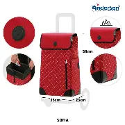 Andersen Treppensteiger Scala Shopper Sofia, rot Zusätzliches Produktbild für Andersen Treppensteiger Scala Shopper Sofia, rot