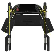 Zusätzliches Produktbild für Arthritis Rollator Navigator AIR mit Unterarmauflagen