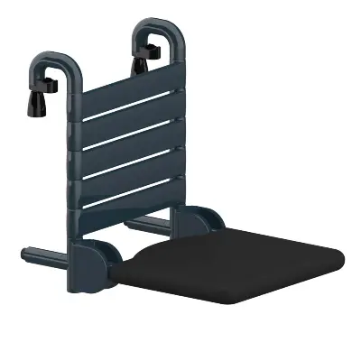 Nylon Care 400 Einhängesitz mit Polster schwarz, Saphirblau Produktbild für Nylon Care 400 Einhängesitz mit Polster schwarz, Saphirblau