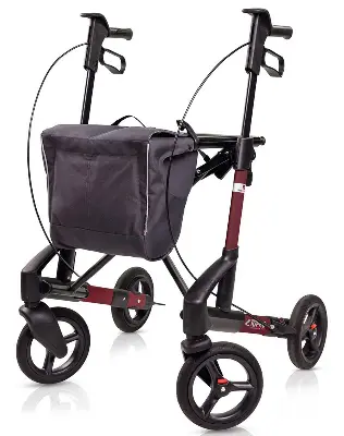 Leichtgewichtrollator Topro Troja 5G bordeauxrot Produktbild für Leichtgewichtrollator Topro Troja 5G M Black Series Bordeauxrot