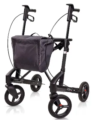 Leichtgewichtrollator Topro Troja 5G nachtschwarz Produktbild für Leichtgewichtrollator Topro Troja 5G M Black Series Nachtschwarz