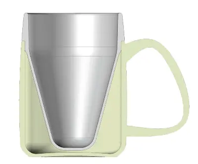 Produktbild Ornamin Becher mit Trink-Trick Modell 207