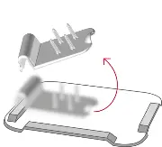 Zusätzliches Produktbild für ORNAMIN Ess- u. Zubereitungsbrett 910 mit Stop-Trick
