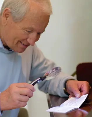 Produktbild für WEDO Rahmenlose LED-Rundlupe