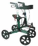 Zusätzliches Produktbild für Rehasense Outdoor Rollator Driver Dunkelgrün L