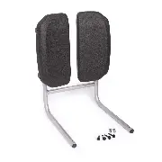 optional bestellbare Rückenlehne zum Saljol Duschhocker DH50 Zusätzliches Produktbild für Saljol Duschhocker Diamond Silver DH50 - Dreht sich auf der Stelle