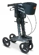 Zusätzliches Produktbild für Carbon Rollator Rollz Air mit Rückengurt und Stockhalter