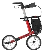Zusätzliches Produktbild für Outdoor Rollator Panda Comfort rot