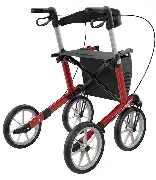 Zusätzliches Produktbild für Outdoor Rollator Panda Comfort rot
