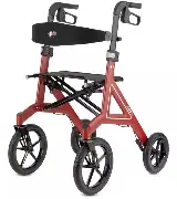 Outdoor Rollator Alevo X rubinrot Zusätzliches Produktbild für Outdoor Rollator Alevo X rubinrot