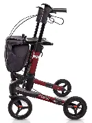 113560-2.jpg Zusätzliches Produktbild für Leichtgewichtrollator Topro Troja 5G M Black Series Bordeauxrot