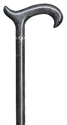 Produktdetails: Gehstock Exklusiv Carbon-Schlank-Derby schwarz Produktbild Gehstock Exklusiv Carbon-Schlank-Derby schwarz