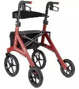 Outdoor Rollator Alevo X rubinrot Zusätzliches Produktbild für Outdoor Rollator Alevo X rubinrot
