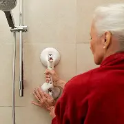 Zusätzliches Produktbild für Mobiler 1-Hand-Haltegriff mit Sicherheitsanzeige