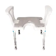 Zusätzliches Produktbild für Duschstuhl Laguna mit Hygieneausschnitt