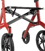 Outdoor Rollator Alevo X rubinrot, doppelte Kreuzstrebe Zusätzliches Produktbild für Outdoor Rollator Alevo X rubinrot