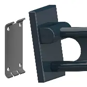 Zusätzliches Produktbild für Stützklappgriff mit Bodenstütze 750 mm Nylon Care vario 850 mm Saphirblau