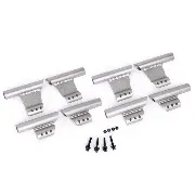 optional bestellbares Adapter-Set zum Umbau Keilsitz oder höhere Sitzhöhe Zusätzliches Produktbild für Saljol Duschhocker Diamond Silver DH50 - Dreht sich auf der Stelle