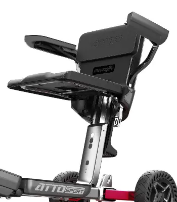 Produktbild Armlehnen faltbar für Atto Sport Mobility Scooter, grau