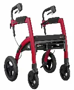 Zusätzliches Produktbild für Rollz Motion Performance Ruby Red Rollator-Rollstuhl
