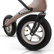 Zusätzliches Produktbild für Acre Carbon Rollator Overland metallic-braun