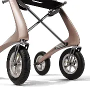 Zusätzliches Produktbild für Acre Carbon Rollator Overland metallic-braun