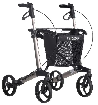 Leichtgewichtrollator Gemino 30 M silbergrau Produktbild für Leichtgewicht Rollator Gemino 30