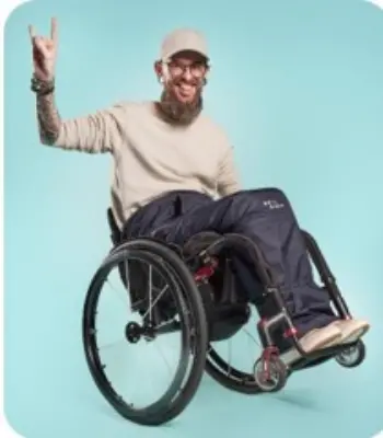 Produktbild Invacare my Blanket Regenschutz Winter L/XL für Rollstuhlfahrer