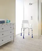 Zusätzliches Produktbild für Aquatec Duschstuhl Pico mit Armlehnen und Rückenlehne