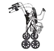 Zusätzliches Produktbild für Standard Rollator XXL silber