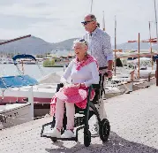 Zusätzliches Produktbild für Rollz Motion Performance Jungle Green Rollator-Rollstuhl