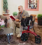 Keine Abbildung zugeordnet Zusätzliches Produktbild für Outdoor Rollator Saljol Allround Whide mit Vollausstattung