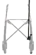 Optional bestellbar Stockhalter für ACRE Rollator Carbon ultralight Zusätzliches Produktbild für Carbon Rollator Acre Ultralight Komfort