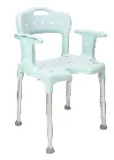 Zusätzliches Produktbild für Etac Swift Duschstuhl mit Armlehnen und Rückenlehne