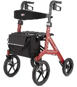 Outdoor Rollator Alevo X rubinrot Zusätzliches Produktbild für Outdoor Rollator Alevo X rubinrot