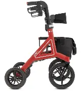 Outdoor Rollator Alevo X rubinrot Zusätzliches Produktbild für Outdoor Rollator Alevo X rubinrot