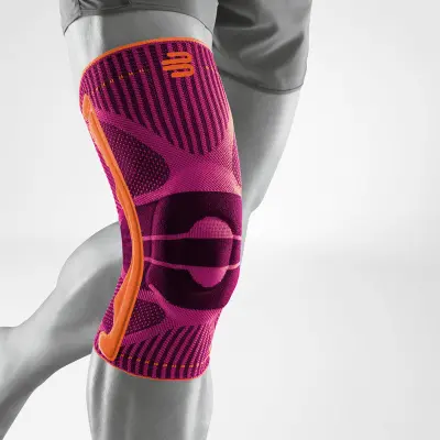 Bauerfeind Sports Knee Support Sportbandage Pink Produktbild für Bauerfeind Sports Knee Support Sportbandage Pink