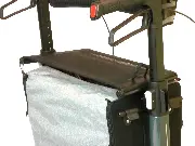 Zusätzliches Produktbild für Carbon Rollator Rollz Air mit Rückengurt und Stockhalter