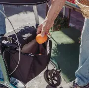 Zusätzliches Produktbild für Saljol Carbon Rollator mit Vollausstattung