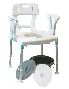 Zusätzliches Produktbild für Dusch-Toilettenstuhl Laguna