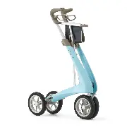 Zusätzliches Produktbild für Acre Rollator Carbon Ultralight Komfort morning blue