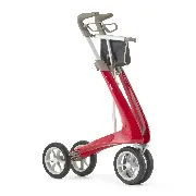 Zusätzliches Produktbild für Acre Rollator Carbon Ultralight Komfort erdbeerrot