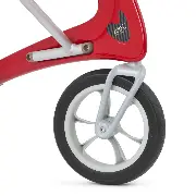 Zusätzliches Produktbild für Acre Rollator Carbon Ultralight Komfort erdbeerrot