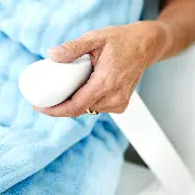 Duschklappsitz ETAC Relax weiß mit Armlehnen Zusätzliches Produktbild für Duschklappsitz ETAC Relax weiß mit Armlehnen