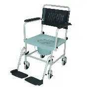 Toilettenrollstuhl TRS130 mit gepolsterter Sitzauflage Zusätzliches Produktbild für Drive Medical Toilettenrollstuhl TRS 130