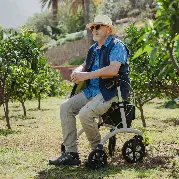 Zusätzliches Produktbild für Outdoor Rollator Saljol Allround mit Vollausstattung