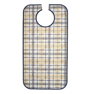 Produktdetails: Suprima Ess-Schürze Polyester blau kariert Produktbild Suprima Ess-Schürze Polyester blau kariert