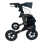 Reise Outdoor Rollator Ektos anthrazit Zusätzliches Produktbild für Reise Outdoor Rollator Ektos mit Doppelfaltung