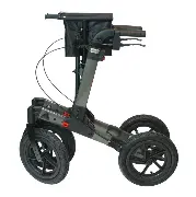 Reise Outdoor Rollator Ektos anthrazit Zusätzliches Produktbild für Reise Outdoor Rollator Ektos mit Doppelfaltung
