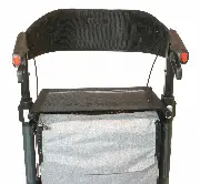 Zusätzliches Produktbild für Carbon Rollator Rollz Air mit Rückengurt und Stockhalter